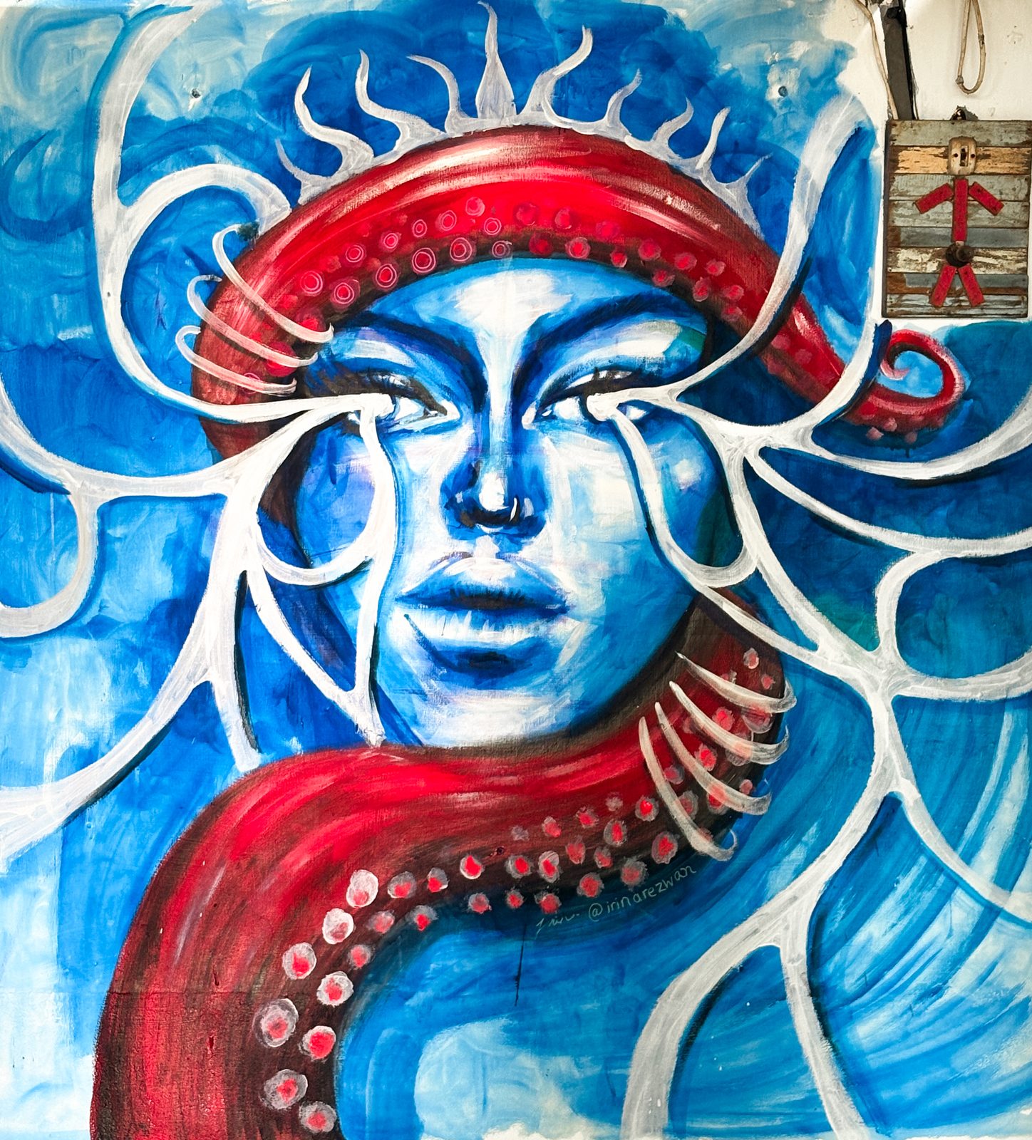 Oceanlife murals in Koh Mak
